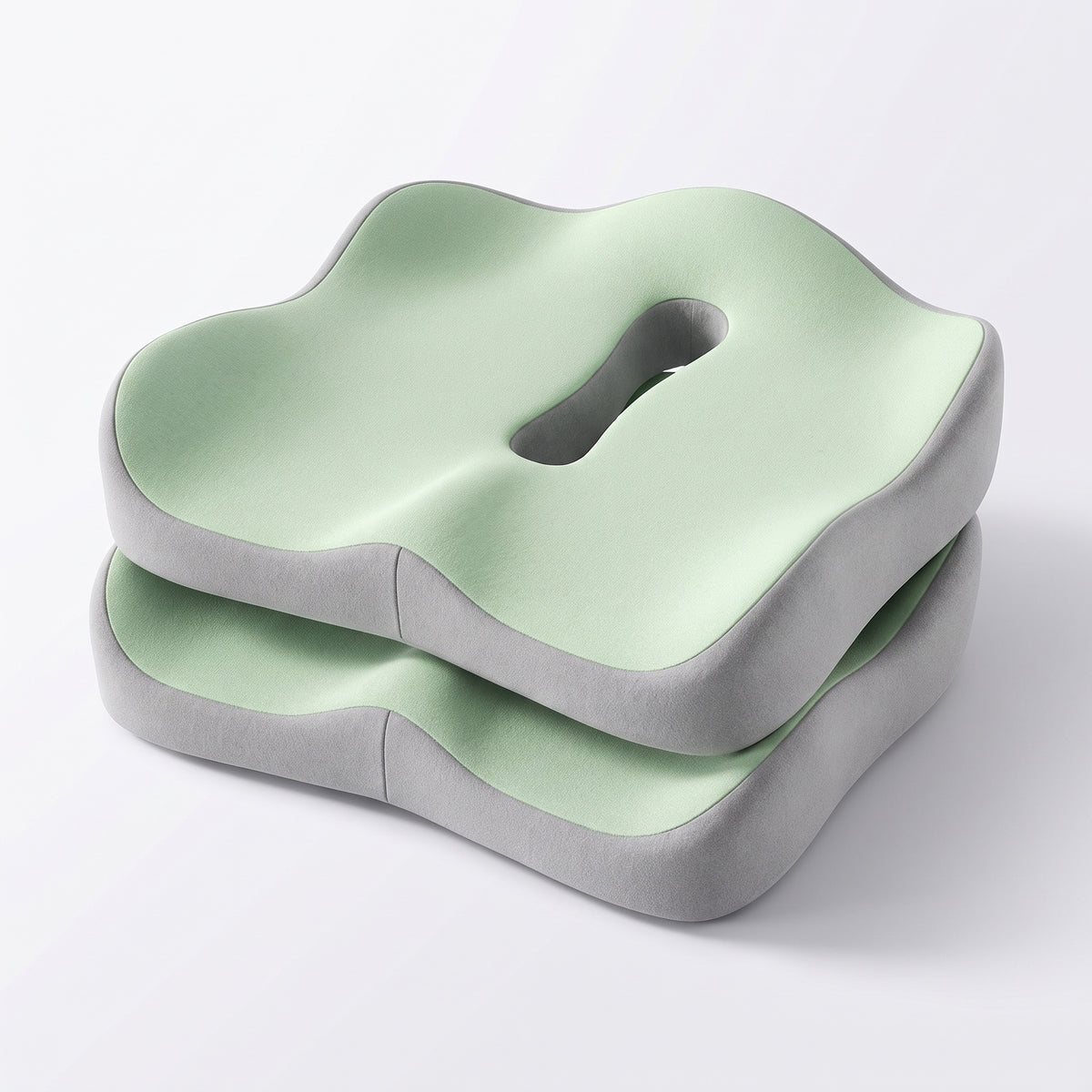 Lot de 2 coussins de siège ergonomiques 3D à mémoire de forme