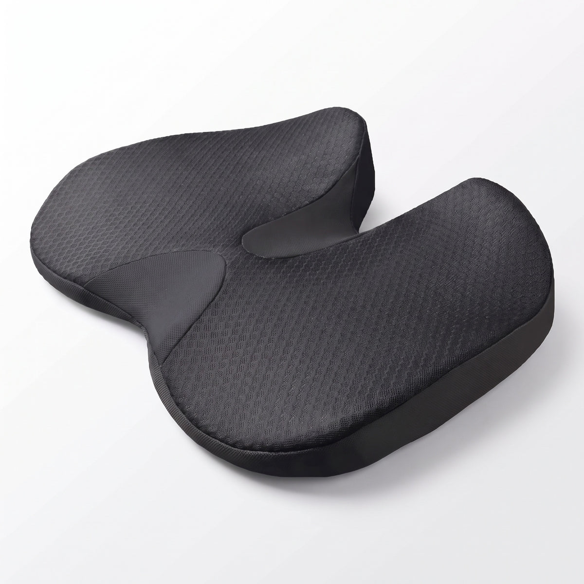 Coussin d'assise ergonomique à mémoire de forme avec découpe coccyx en U