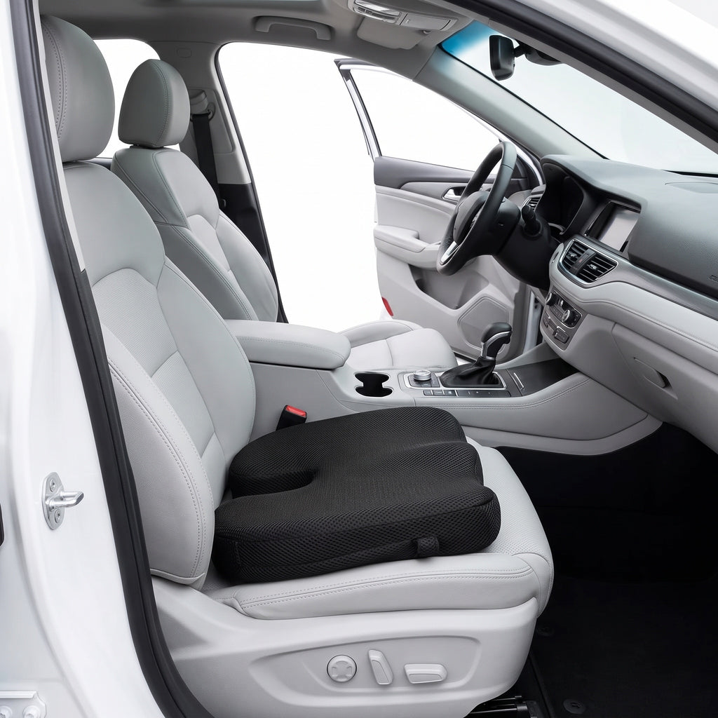 Coussin d'assise sur un siège de voiture
